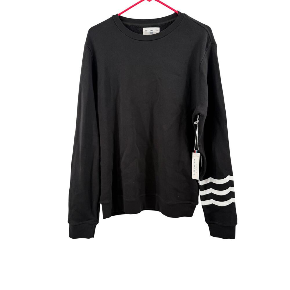 Sol Angeles Sweatshirt Men’s Large NWT California coastal athleisure comfy grey